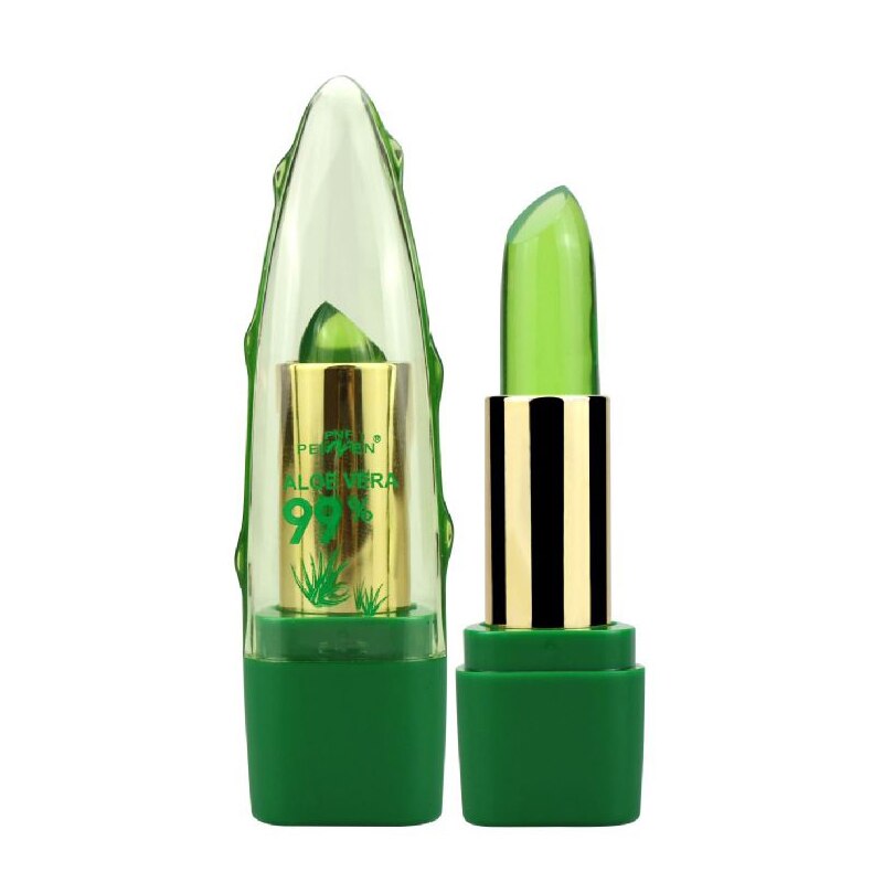 Aloe Vera Gel Color Changing Lipstick Gloss Moisturizer Anti-Drying