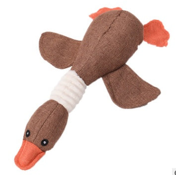 Squeaky Plush Dog Toys - Soft Animal Puzzle Chew Toys for Small & Medium Dogs