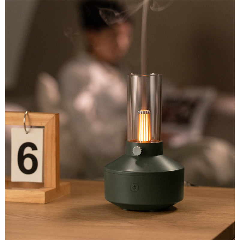 Retro Light Aroma Diffuser - Essential Oil Humidifier Lamp