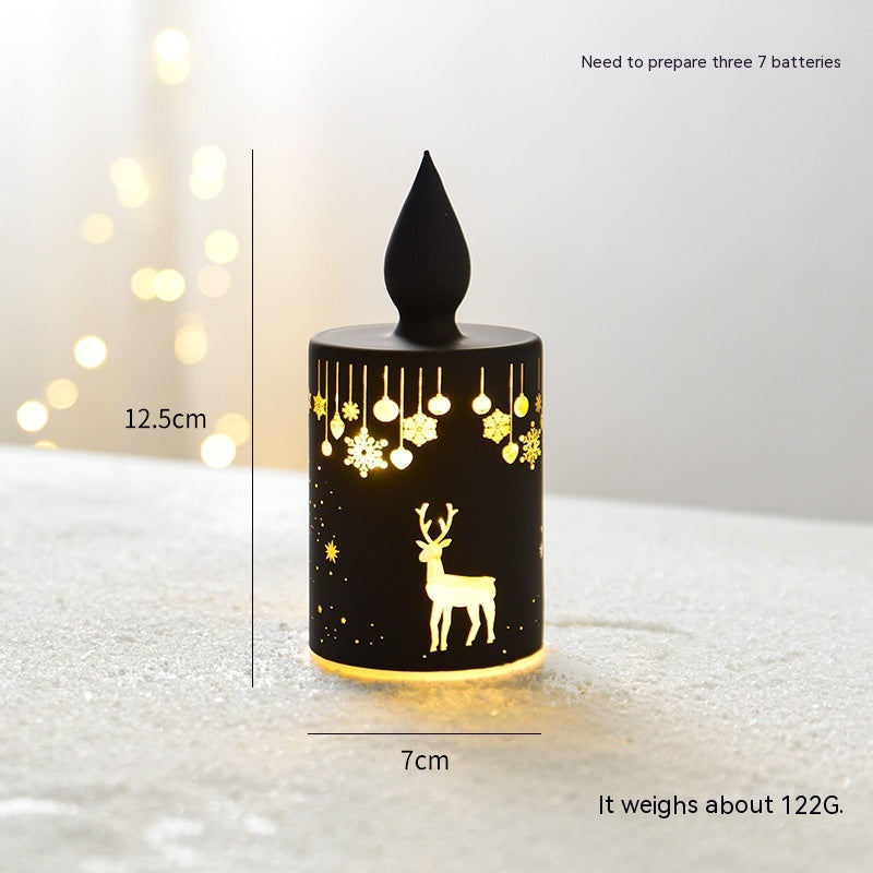 Christmas Luminous Glass Desktop Decoration | Xmas Holiday Decor