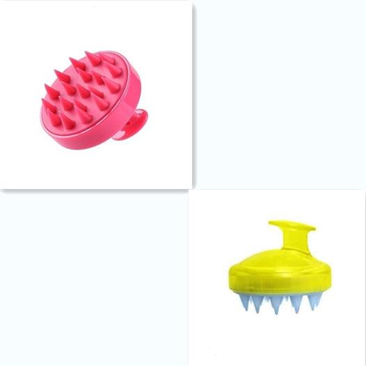 Silicone Shampoo Brush Massage Scalp Hair
