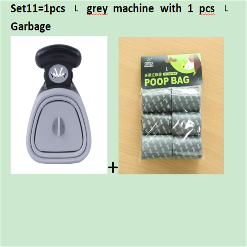 Foldable Travel Pooper Scooper - Portable Dog Poop Scoop with Degradable Bags