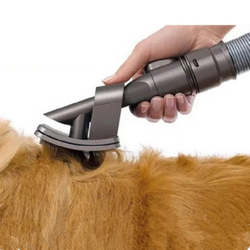 Pet Grooming Vacuum Brush Attachment - Deshedding Tool for Dogs & Cats
