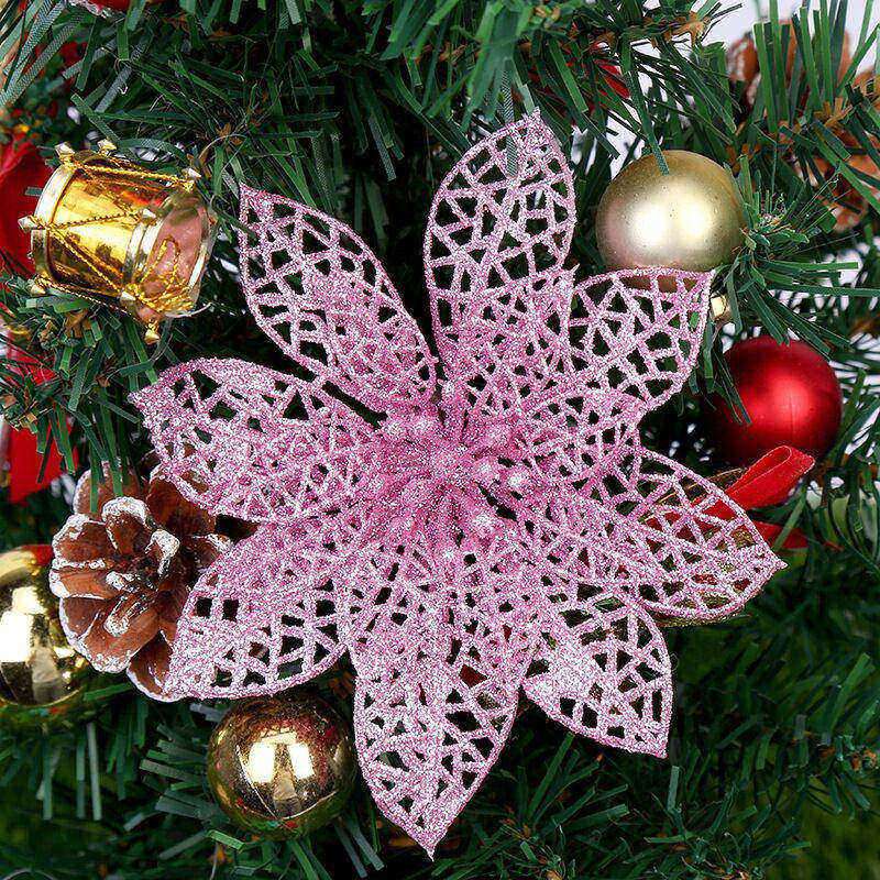 Christmas Decorations – 10cm (3.9in) Blue | Xmas Holiday Decor