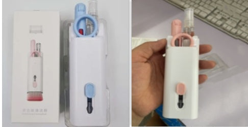 Keyboard and Earbud Cleaning Kit with Retractable Brush