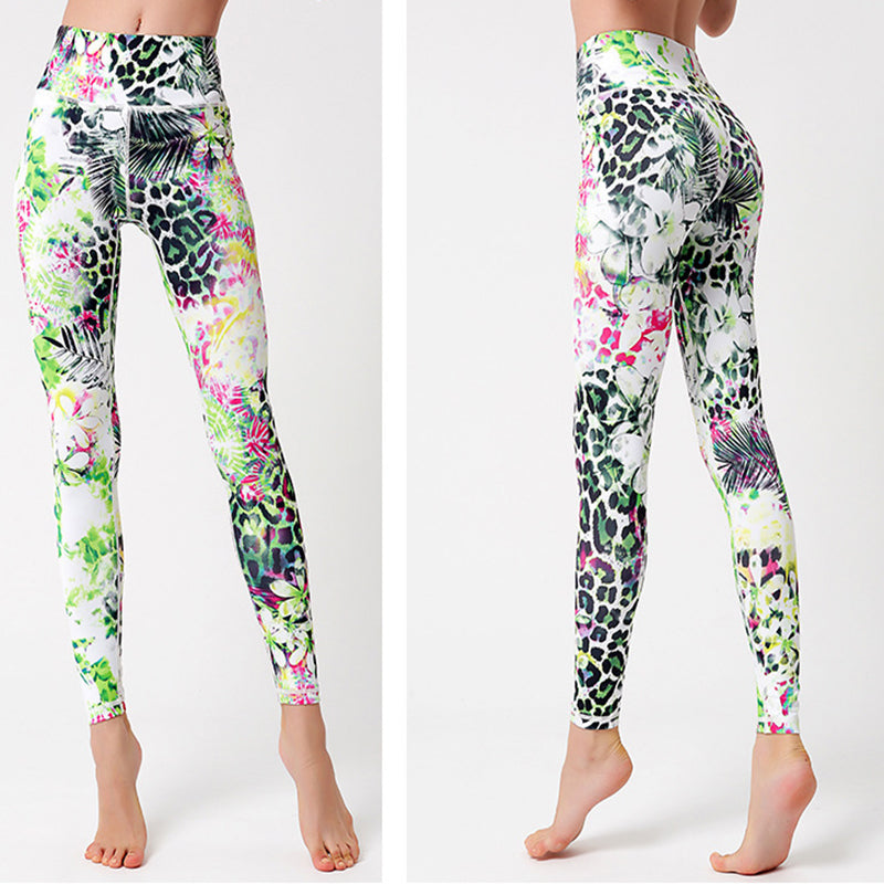 Fashion Tie Dye Leggings Women Fitness Yoga Pants Push Up Workout