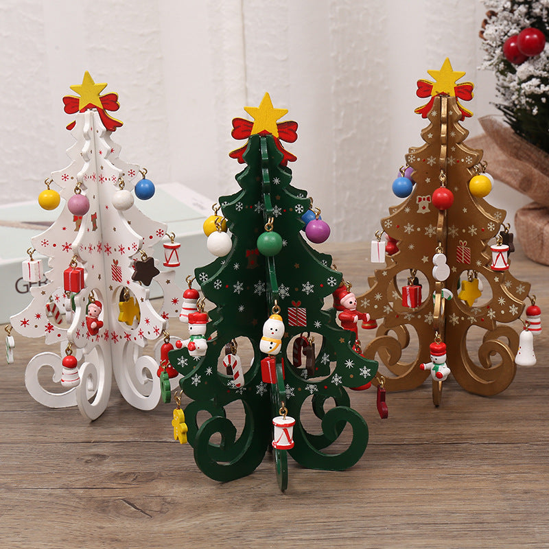 Christmas Tree Scene Decoration | Xmas Holiday Decor