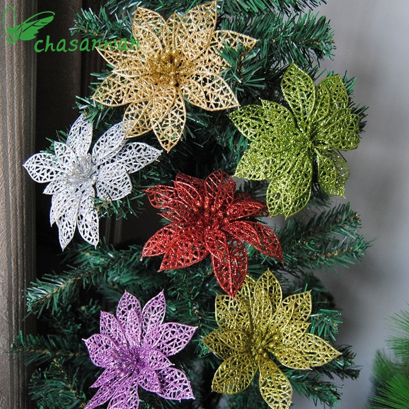 Christmas Decorations – 10cm (3.9in) Blue | Xmas Holiday Decor
