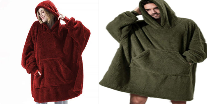 Hoodie Sweatshirt with Big Pocket Tops Sweater Comfortable Loose