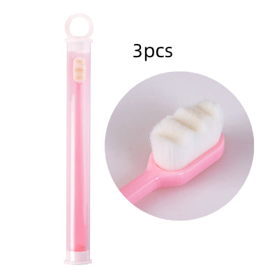 Ultra-Fine Super Soft Bristle Toothbrush - Gentle Gum Care