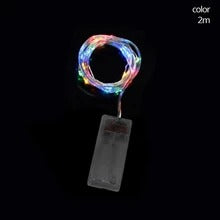 Christmas Decorationled Copper Wire String Lights Battery Box