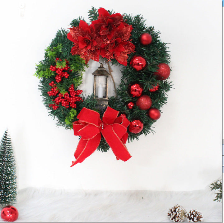 Christmas Light Wreath Door and Window Decoration Vine Ring | Holiday Gift