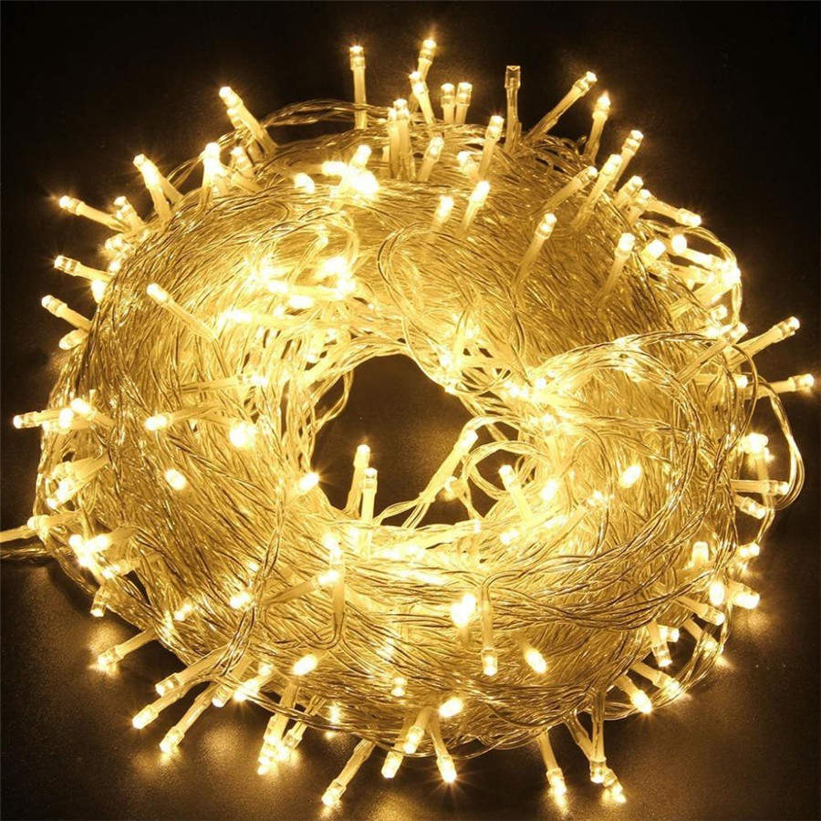 Christmas Decoration Lights Decorating the House | Xmas Holiday Decor