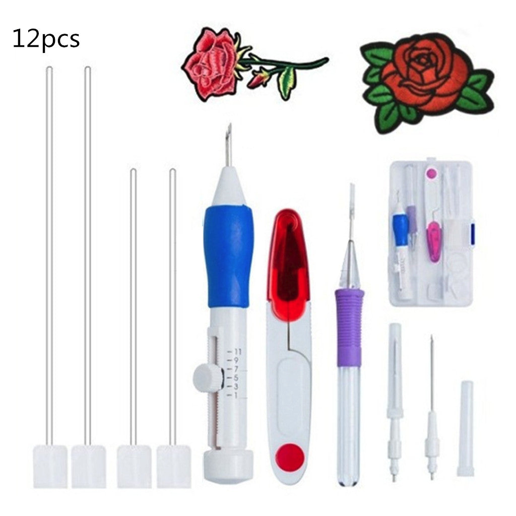 DIY Embroidery Starter Kit with 50 Threads - Cross Stitch Craft Set