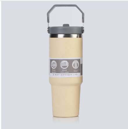 Portable Stainless Steel Car Travel Cup - Insulated Tumbler