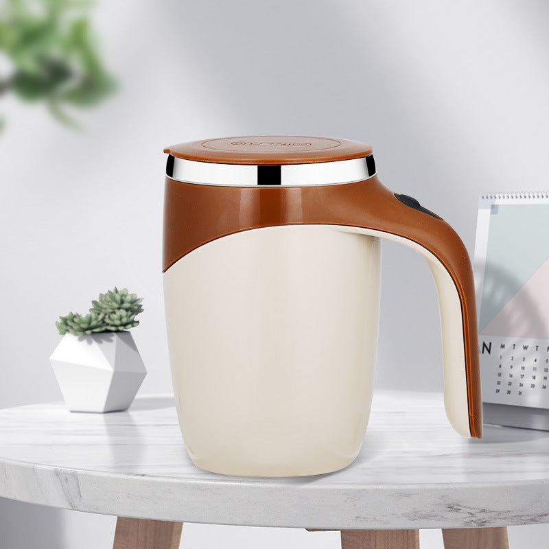Automatic Self-Stirring Stainless Steel Mug