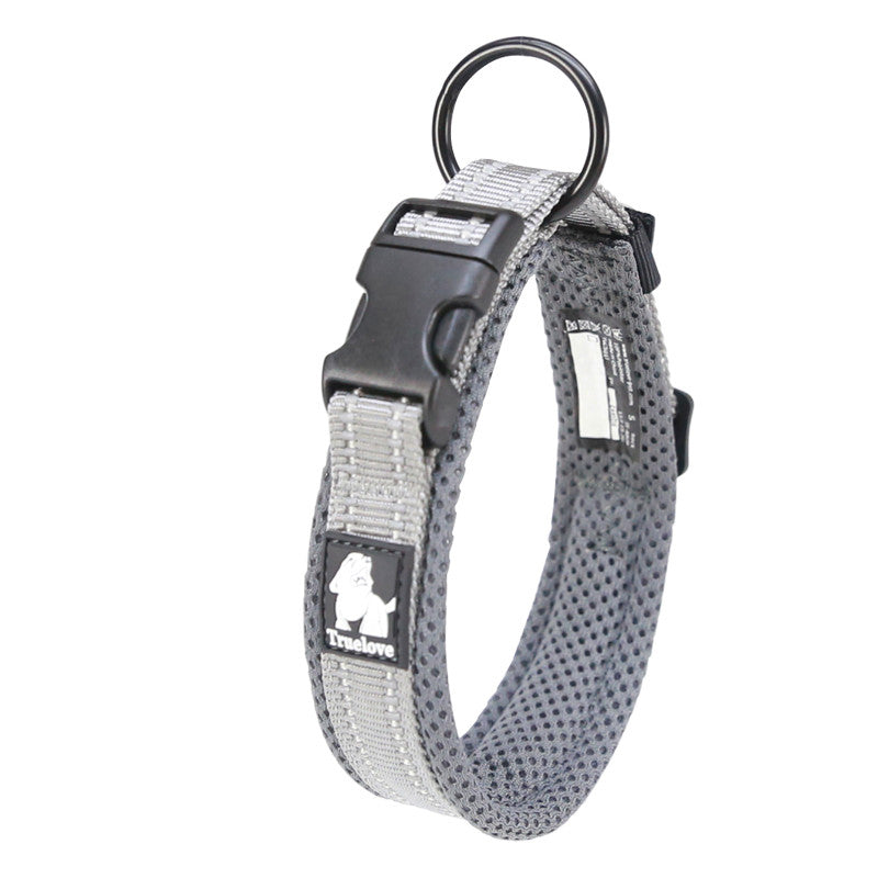 Heavy-Duty Tactical Dog Collar - Nylon Collar with Metal Buckle for Small to Large Dogs