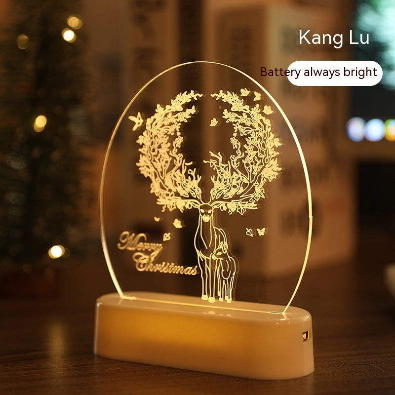 Christmas Decorations Night Light | Xmas Holiday Decor