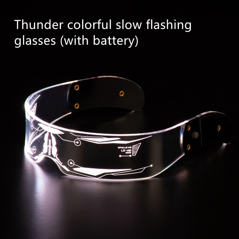 Luminous Glasses Party Bar Disco Punk Futuristic Style Festival