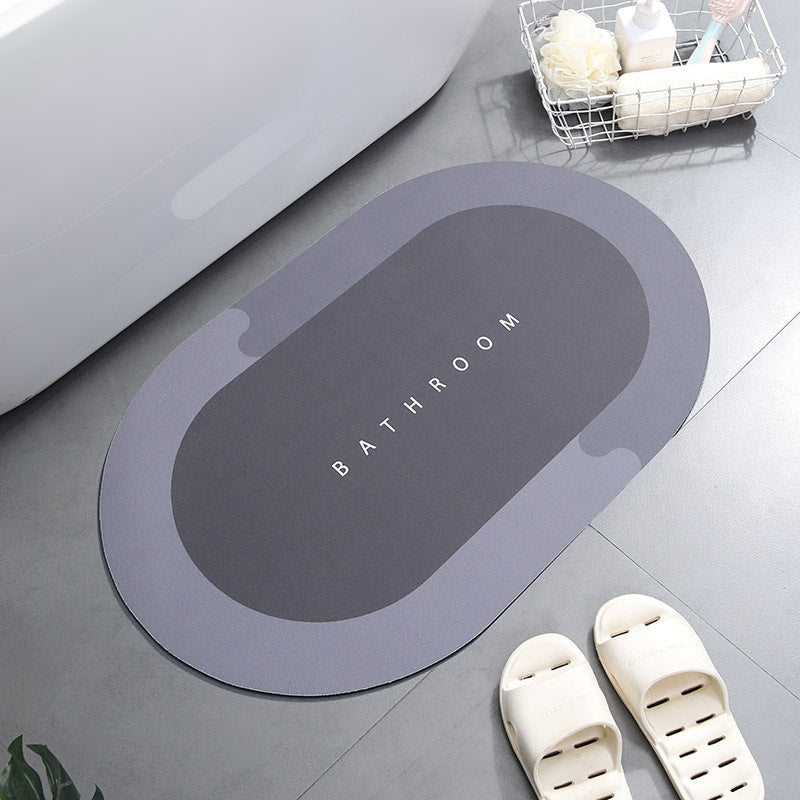 Super Absorbent Quick-Dry Bath Mat - Non-Slip Shower Rug