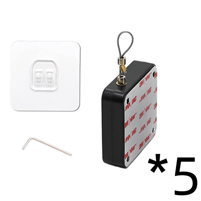 Automatic Door Closer with Retractable Cable