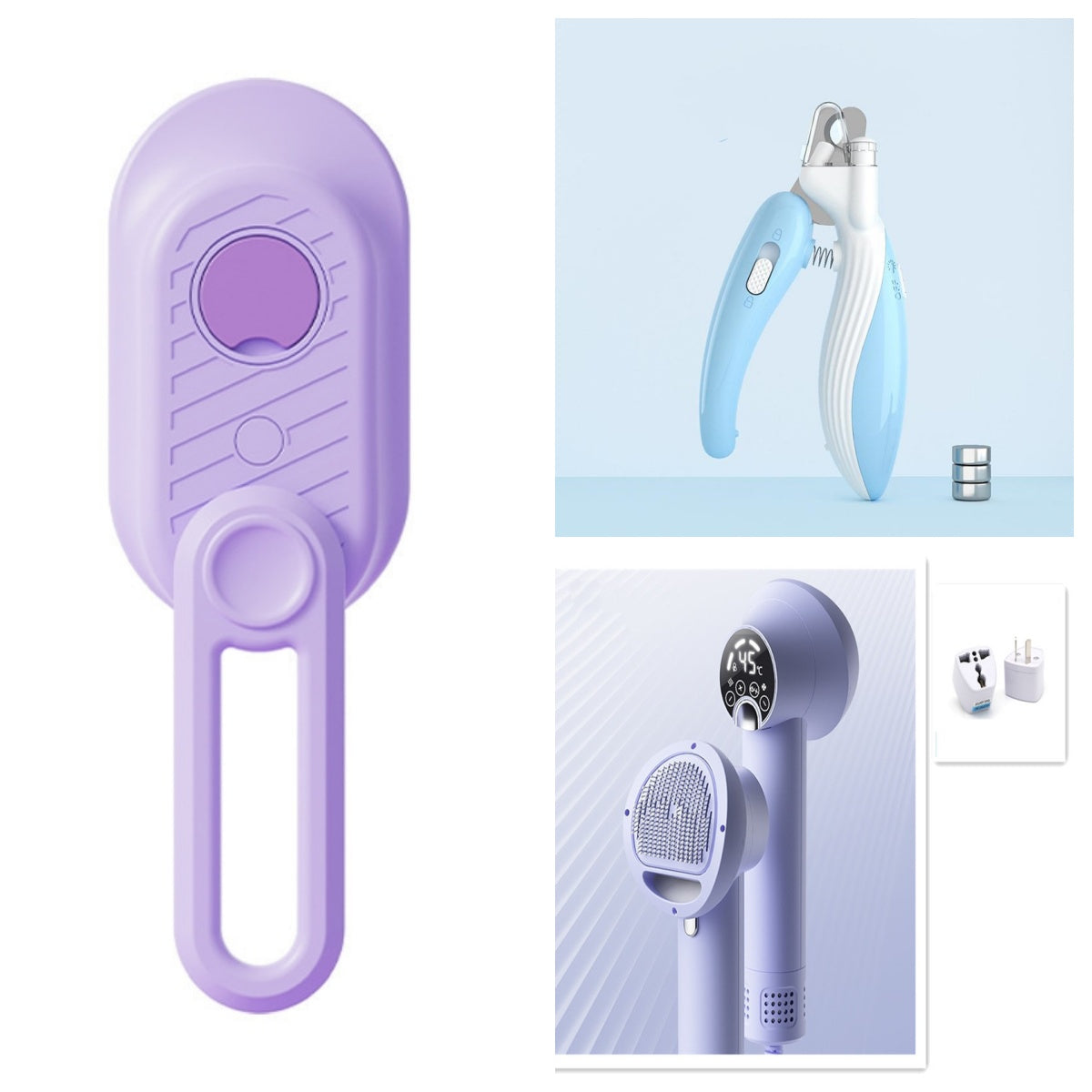 LED Pet Nail Clipper - Safe Cat & Dog Nail Trimmer with Blood-Line Light