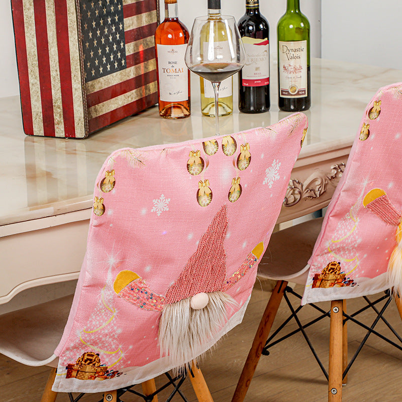Christmas Decorations Chair Cover | Holiday Gift