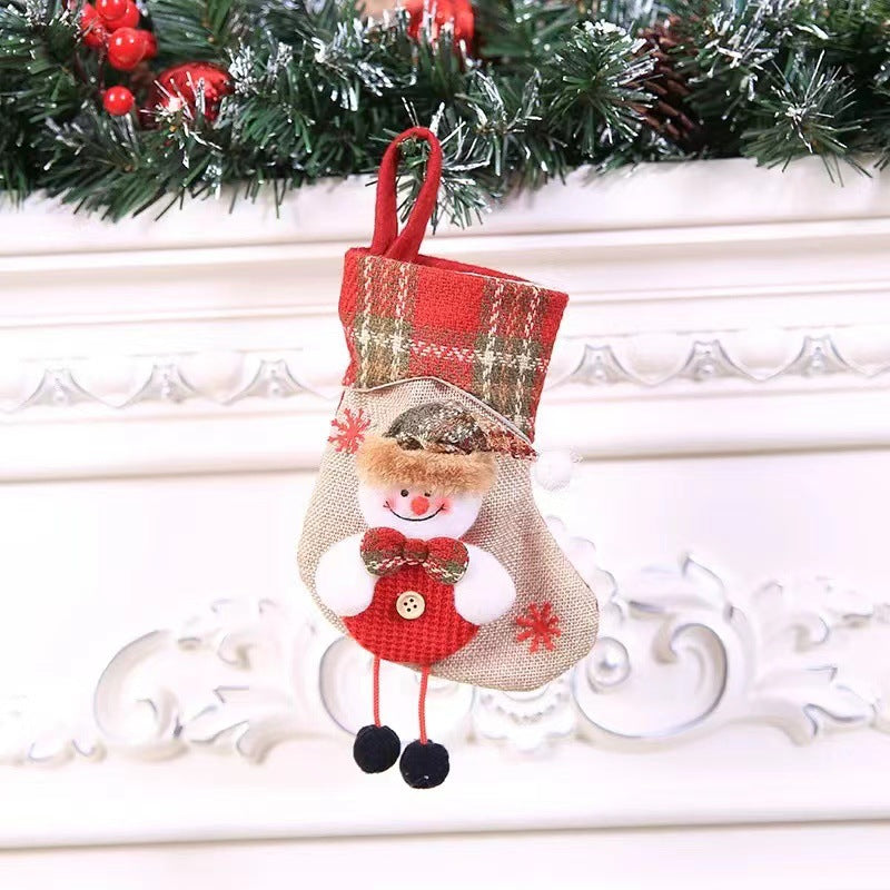 Christmas Decorations Stocking Pendant Gift Bag Hanging Piece