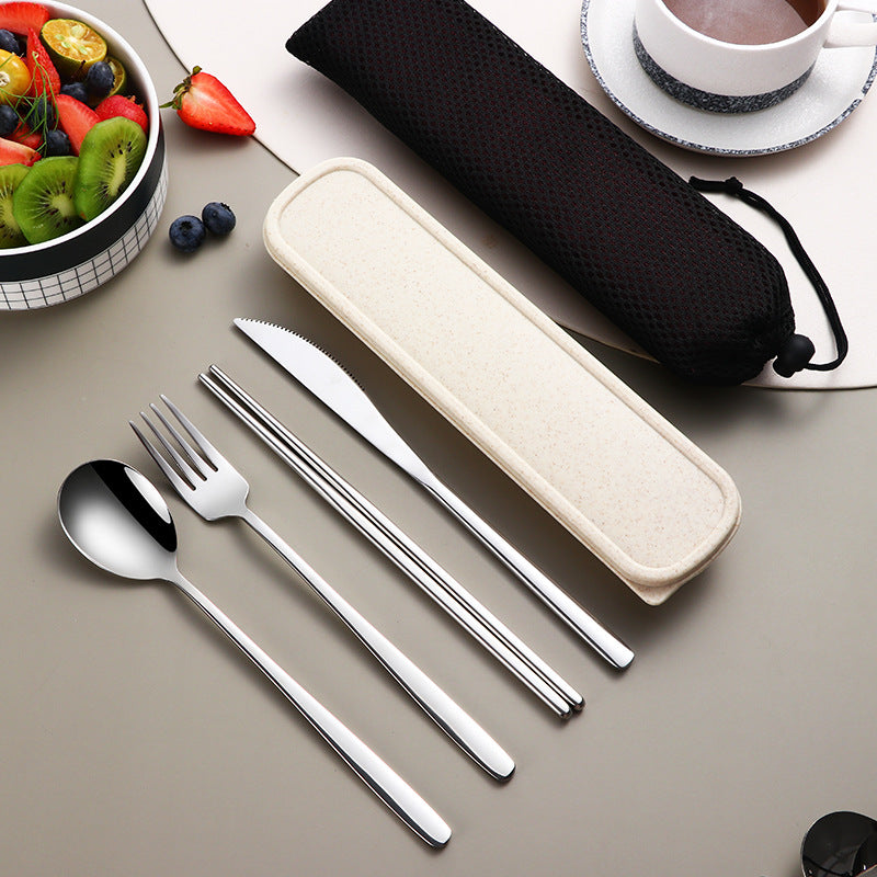 304 Dinnerware Set Flatware Kitchen Accessories Camping Travel Sets