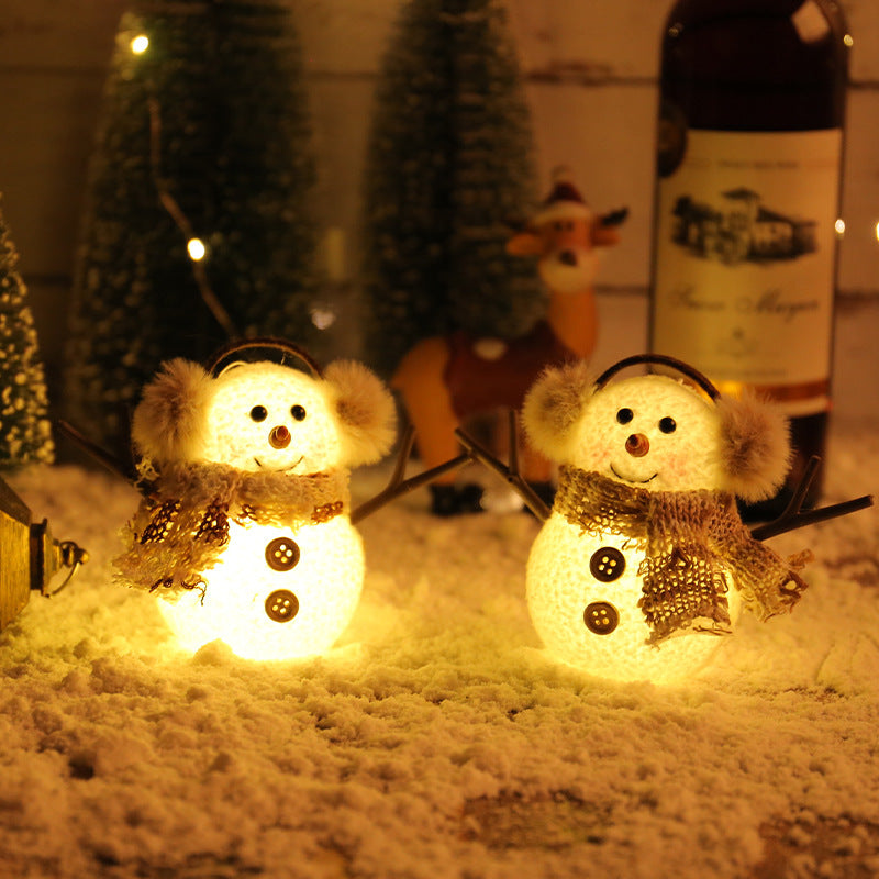 Christmas Luminous Ice Man Ornaments | Xmas Holiday Decor