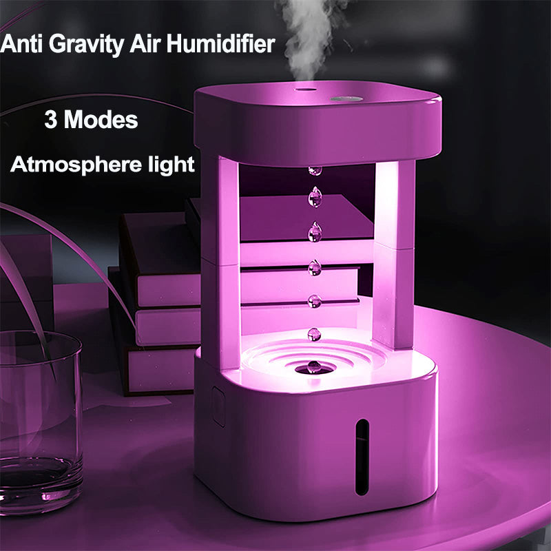 Anti-Gravity Water Drop Humidifier - 580 ml