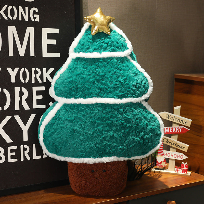 Christmas Plush Pillow Tree Decorative Gift Doll | Xmas Holiday Decor