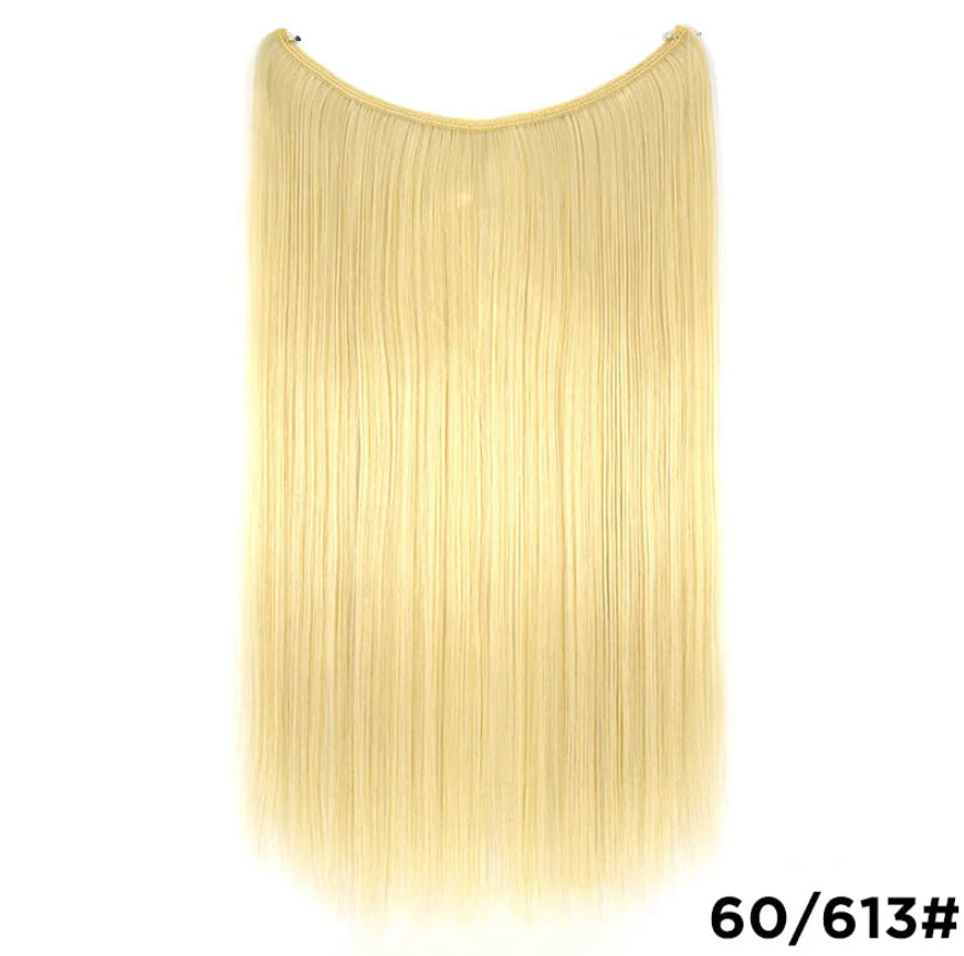 22 Inches Invisible Wire No Clips in Hair Extensions Secret Fish Line