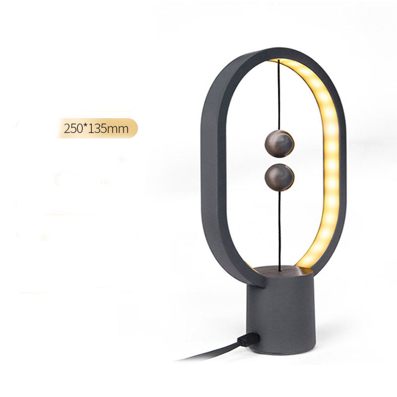 Creative Magnetic Balance LED Lamp - Levitating Switch Night Light Desk Decor