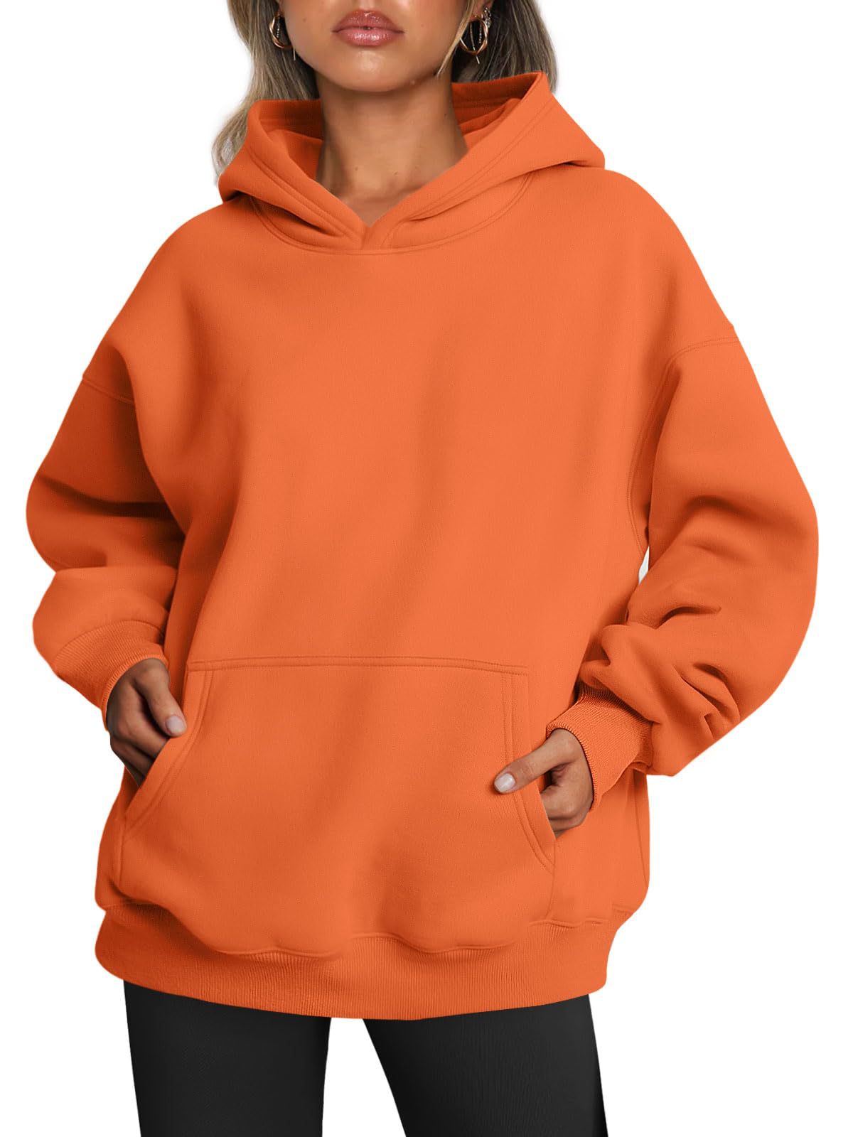 Women's Oversized Hoodies Fleece Loose Sweatshirts with Pocket Long