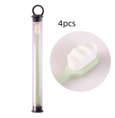 Ultra-Fine Super Soft Bristle Toothbrush - Gentle Gum Care