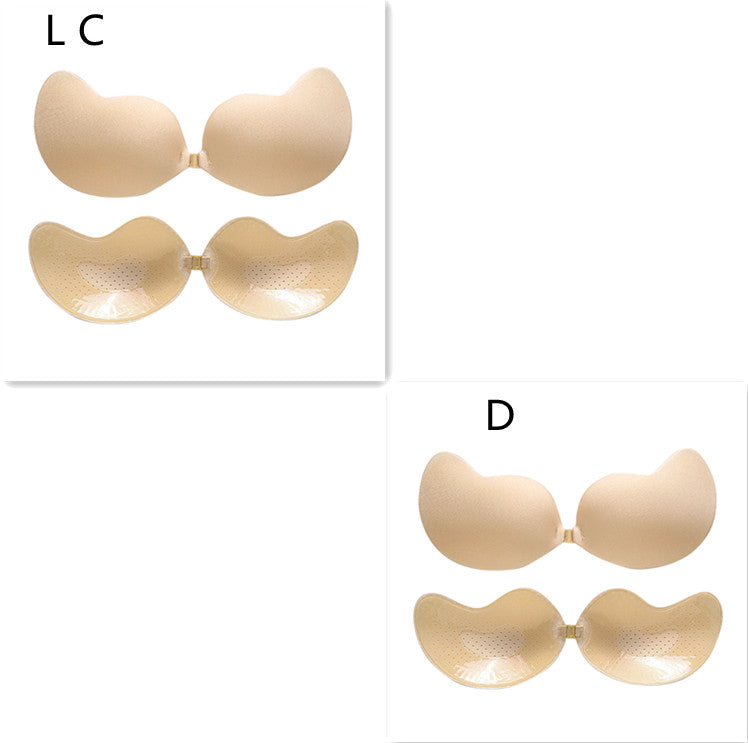 Invisible Push Up Bra Backless Strapless Seamless Front Closure