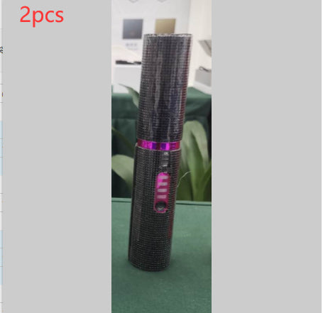 2-in-1 Electric USB Hair Straightening Brush Straightener