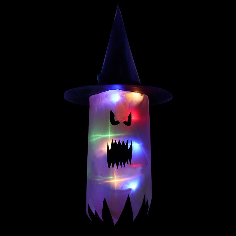 Halloween Holiday Decoration Lanterns Cloth Art Ghost String Lights