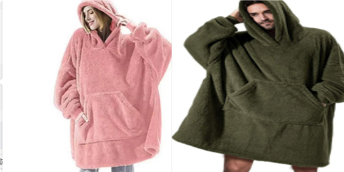 Hoodie Sweatshirt with Big Pocket Tops Sweater Comfortable Loose