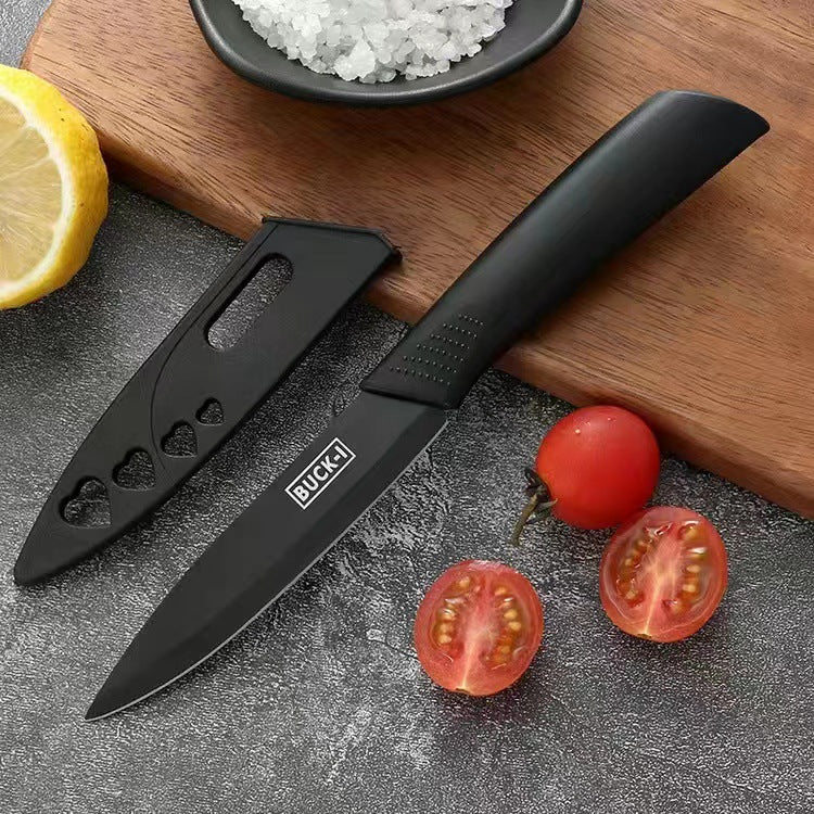 Stainless Steel Kitchen Knife Set - Chef Knives with Block