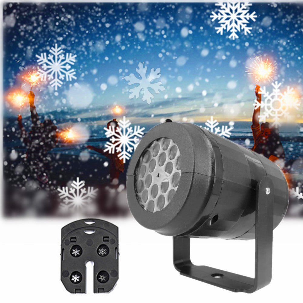 Christmas LED Snowflake Projection Light