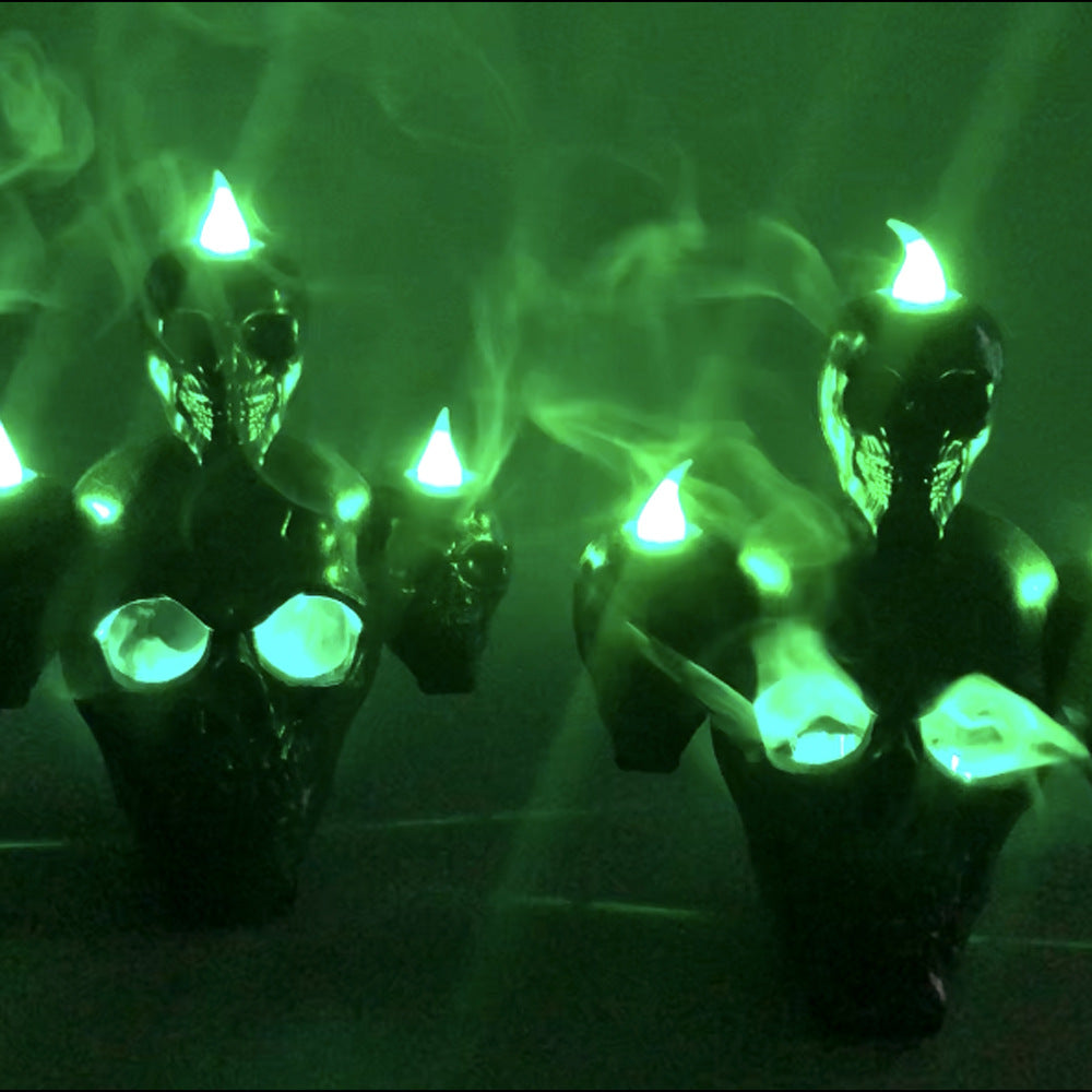 Halloween Decoration Skull with Lights Ornaments