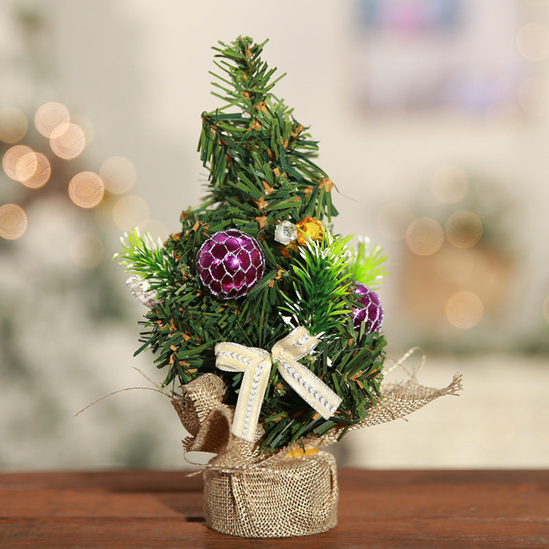 Christmas Mini Tree Desktop Decoration | Xmas Holiday Decor
