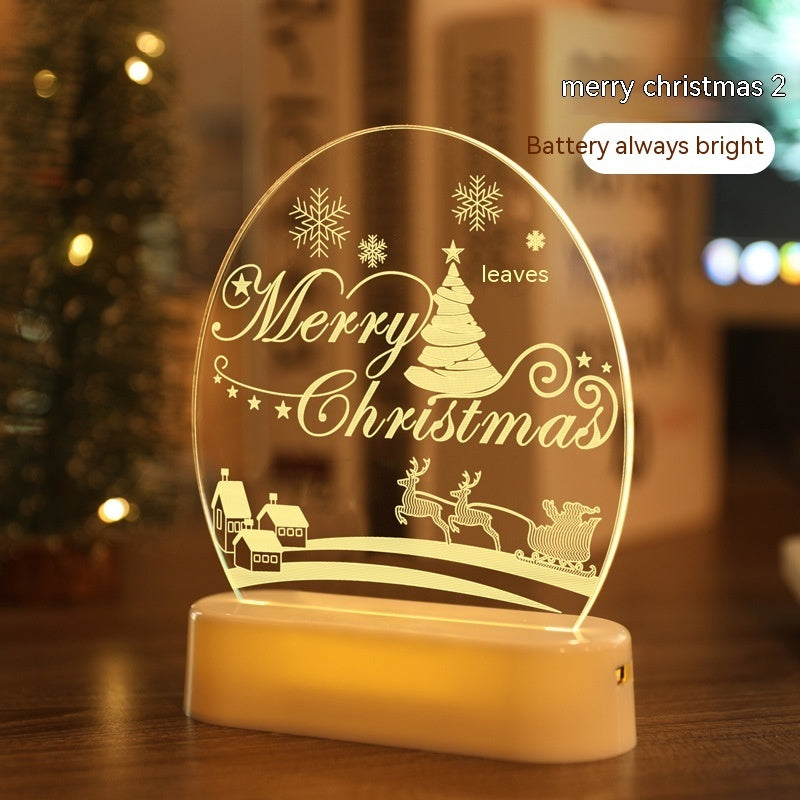 Christmas Decorations Night Light | Xmas Holiday Decor