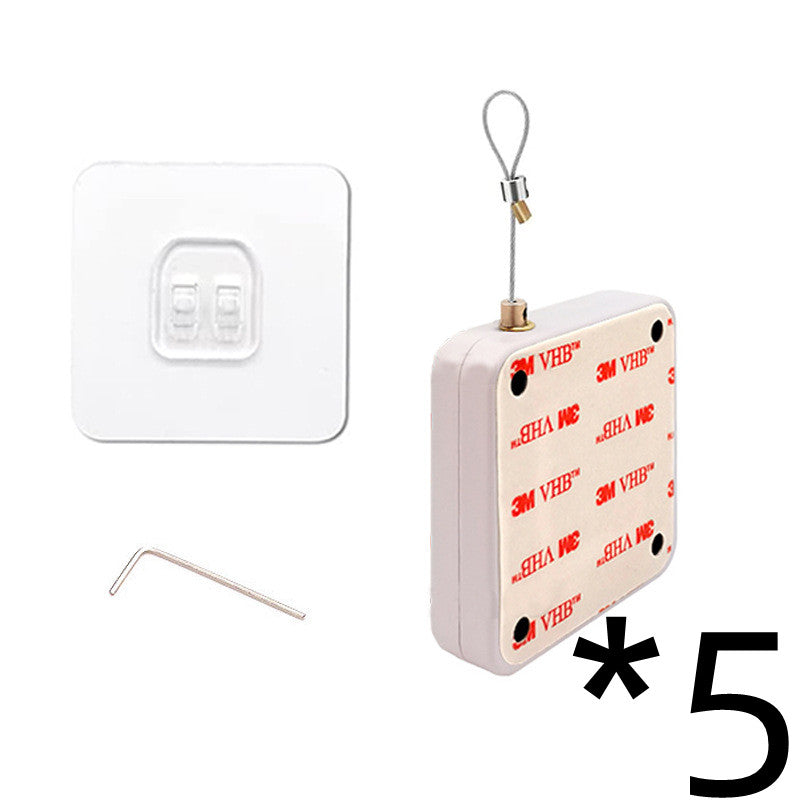 Automatic Door Closer with Retractable Cable