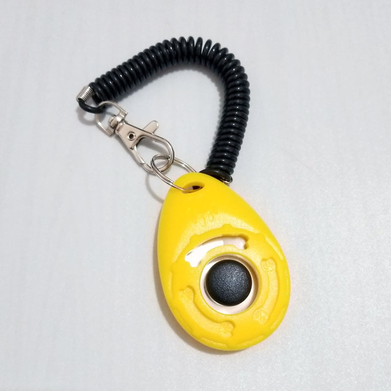 Dog Training Clicker - Positive Reinforcement Pet Training Tool with Wrist Strap