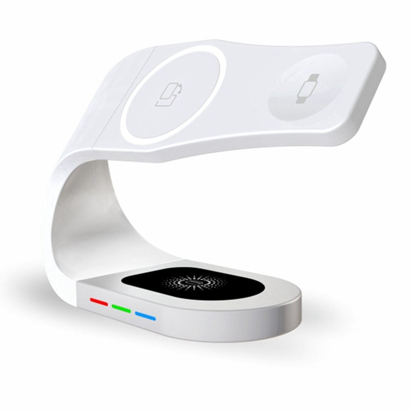 3-in-1 Magnetic Wireless Charging Stand - Phone, Watch & Earbuds
