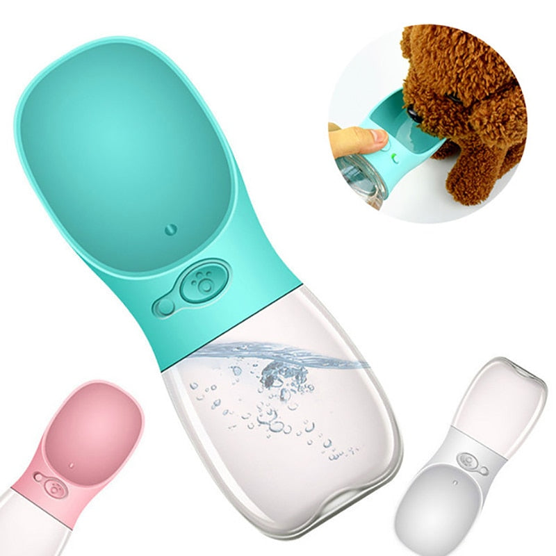 Portable Dog Water Bottle 350/550 ml - Leakproof Outdoor Pet Drinking Bottle