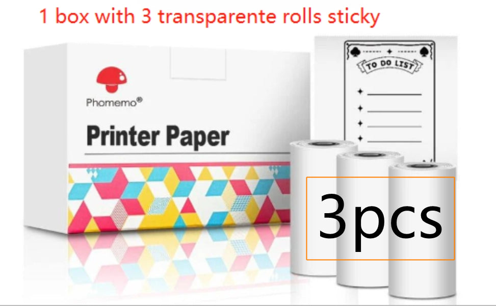 Mini Pocket Portable Printer - Bluetooth Photo & Label Printer